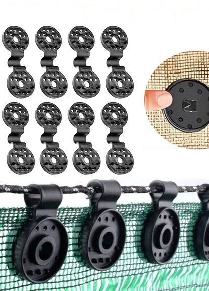 Gölge Klipsi Güneşlik Ağı Klipsi Bahçe Aletleri Sera Kumaşı Sabitleme Kelepçesi Plastik Kanca