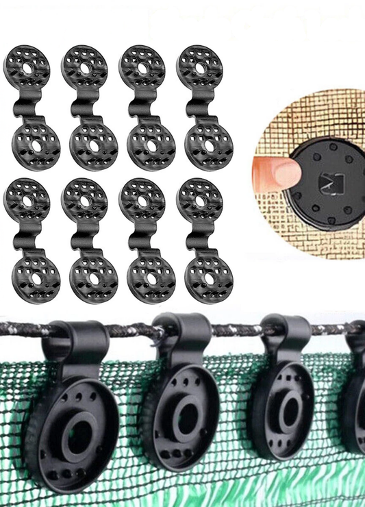 Gölge Klipsi Güneşlik Ağı Klipsi Bahçe Aletleri Sera Kumaşı Sabitleme Kelepçesi Plastik Kanca