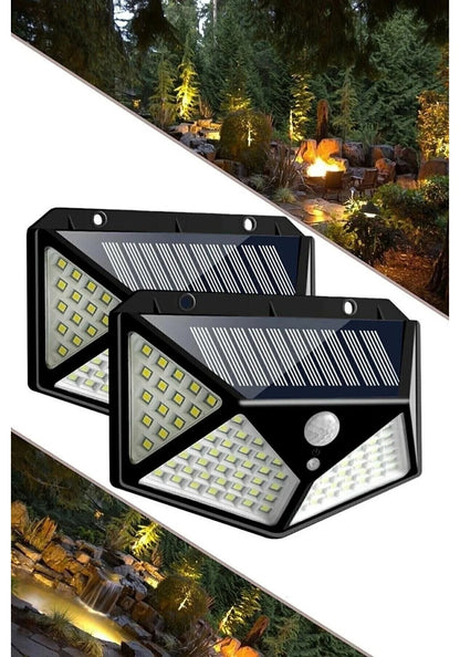 100 Ledli Bahçe Solar Lamba