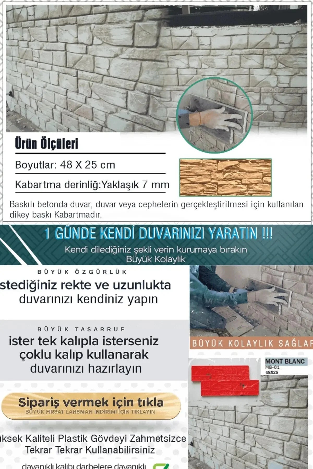Bahçe Duvar Kalıbı