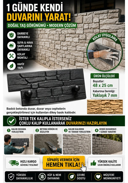 Bahçe Duvar Kalıbı